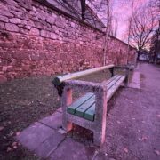Roman ruins of Emona in Ljubljana showing remains of the ancient Roman city