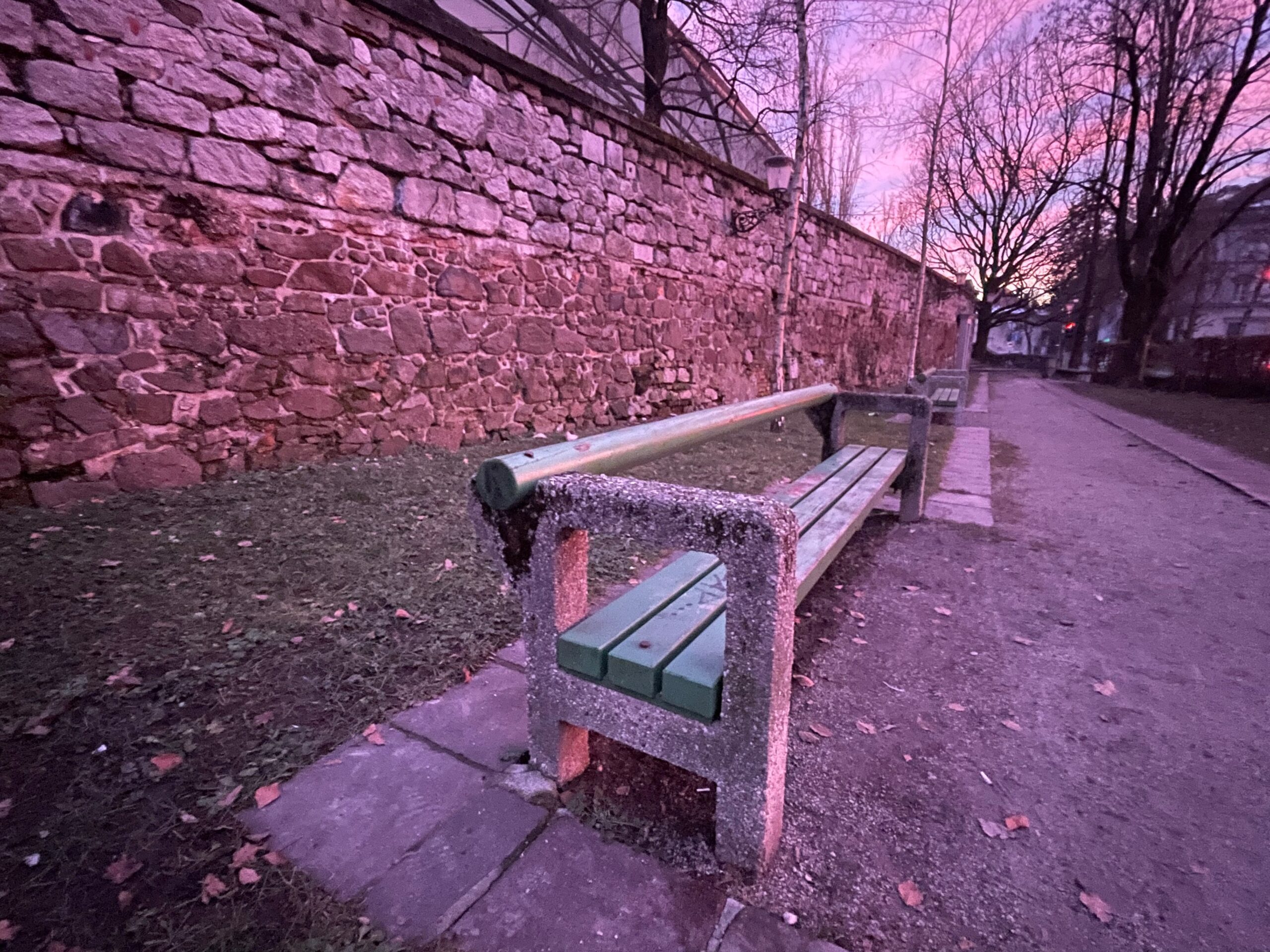 Roman ruins of Emona in Ljubljana showing remains of the ancient Roman city