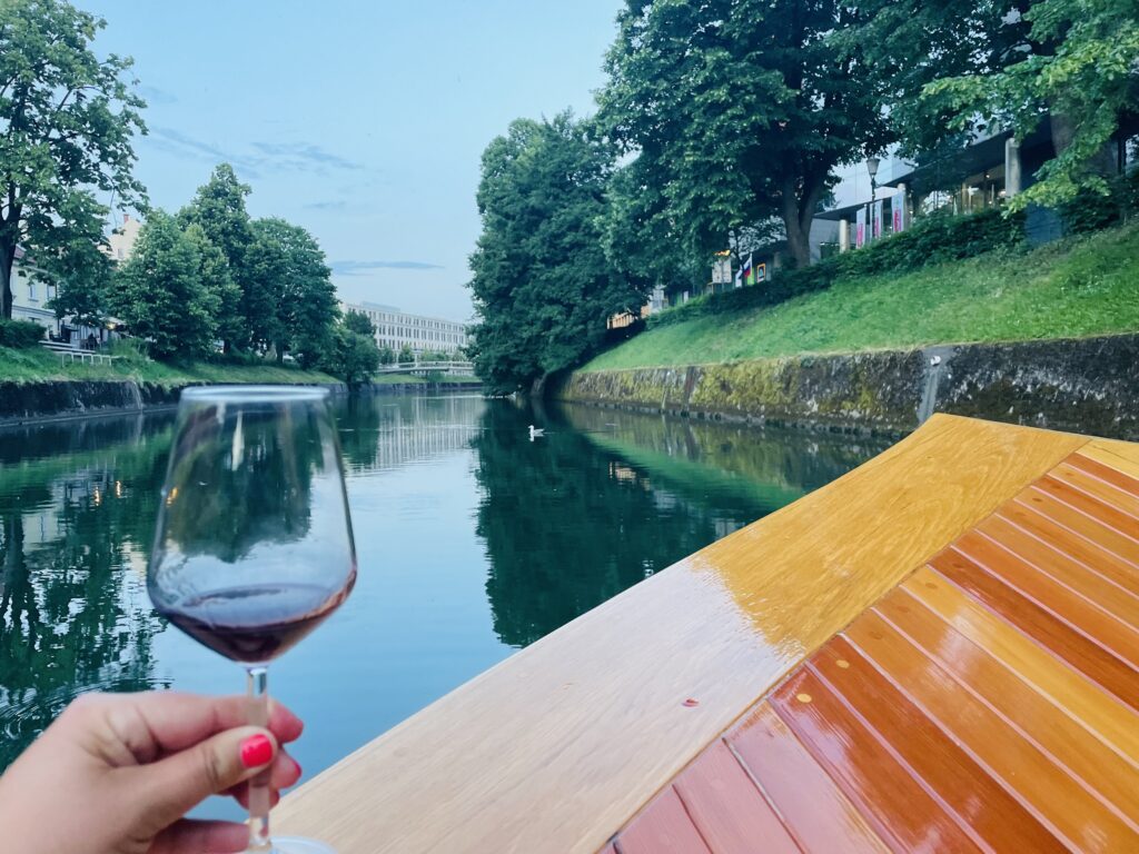 Ljubljanica river night