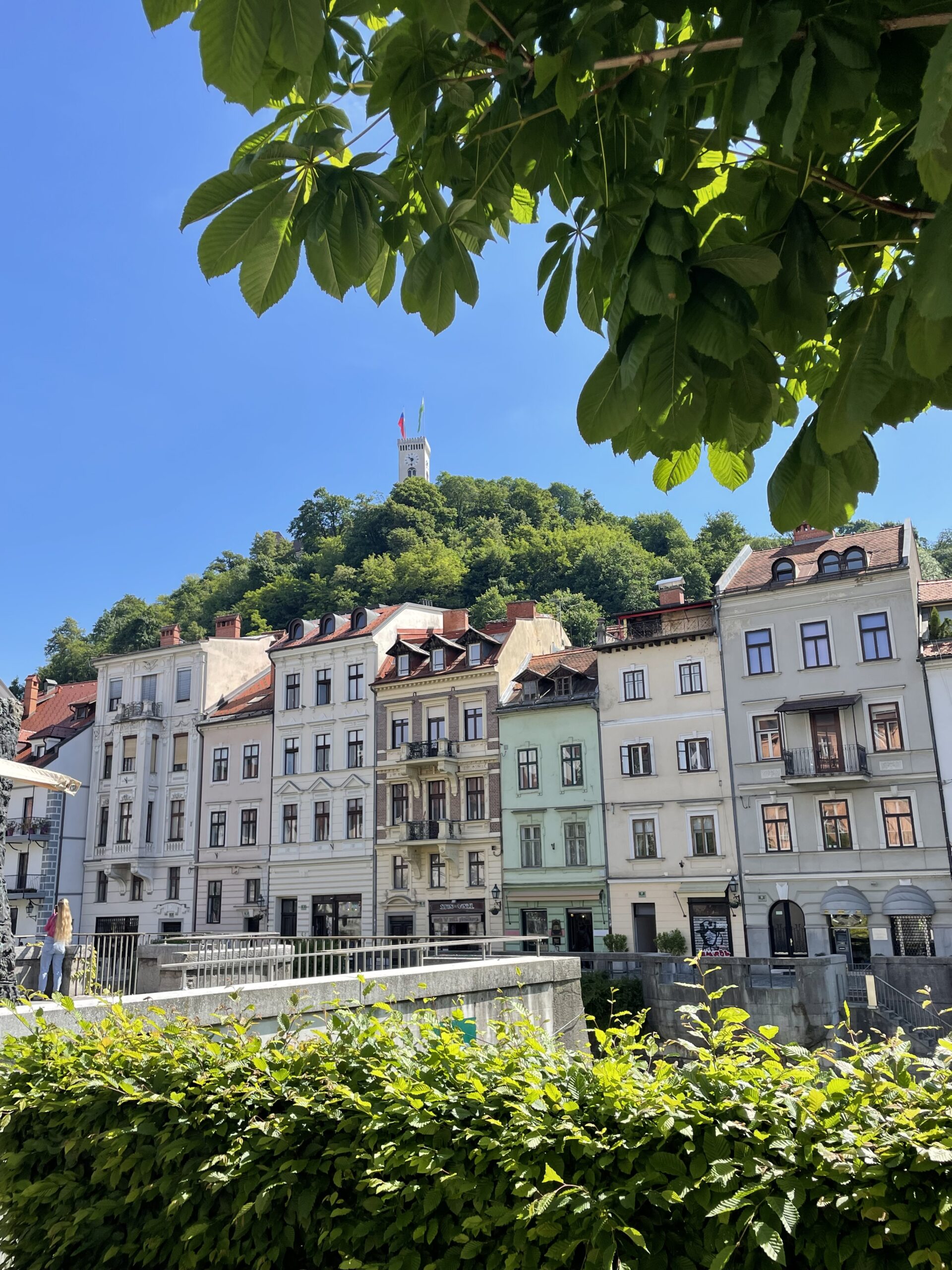 Ljubljana Old Town Slovenia historic center view