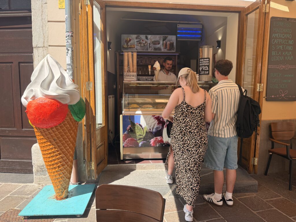 ice cream Trubar Ljubljana