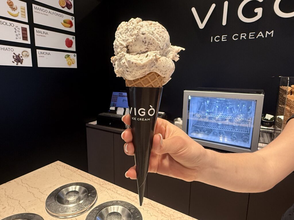 Vigo ice cream Ljubljana